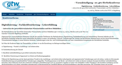 Desktop Screenshot of gtw-konferenz.de